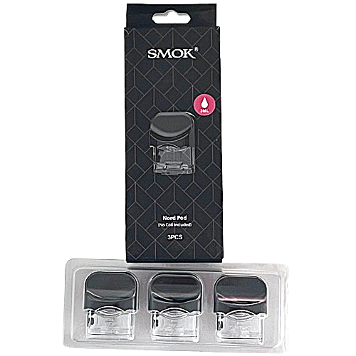 Smok Nord Pod [No Coil] | Bright Black | 3pk product image